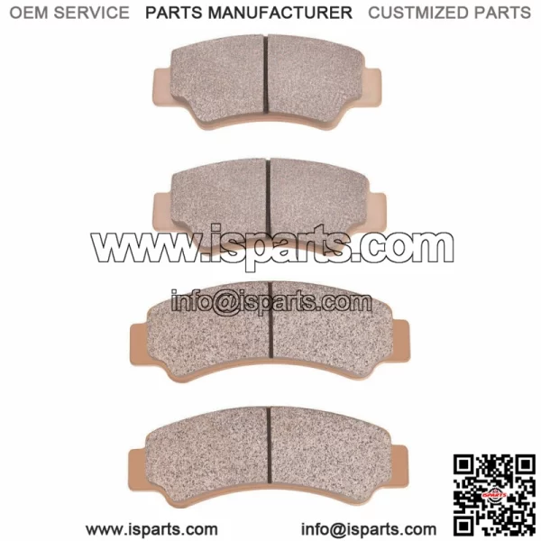 Front Rear Brake Pad For 2018-2024 CF Moto UFORCE 500 600 800 1000 UTV ATV SSV (For: CF-Moto) - Image 2