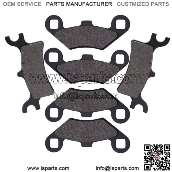 Front Rear Brake Pads for Polaris Sportsman 500 HO 4X4 2003-2009 ATV (For: Polaris) - Image 3