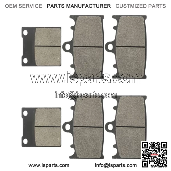 Front Rear Brake Pads for Suzuki GSX-R750 GSXR750 2000-2003 / TL1000S 1997-2001