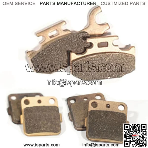 2007 Yamaha Grizzly 450 YFM450 4x4 Front and Rear Brake Pads Severe Duty (For: Yamaha)