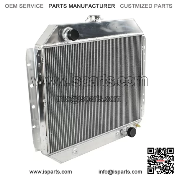 3-Row Aluminum Racing Cool Radiator, compatible with 1968-1979 Ford F100, F150, F250, and F350 models