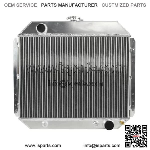 3-Row Aluminum Racing Cool Radiator, compatible with 1968-1979 Ford F100, F150, F250, and F350 models - Image 3