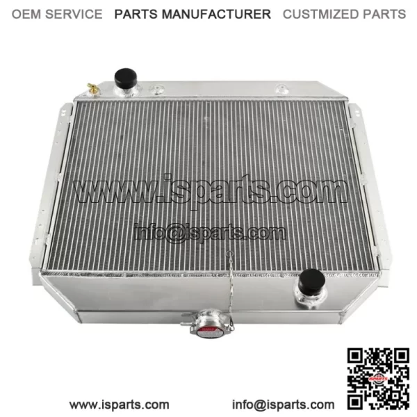 3-Row Aluminum Racing Cool Radiator, compatible with 1968-1979 Ford F100, F150, F250, and F350 models - Image 4