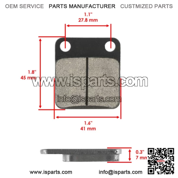 Front Brake Pads and Rear Brake Shoes for Suzuki DR200SE DR 200SE 2015-2020 - Image 2