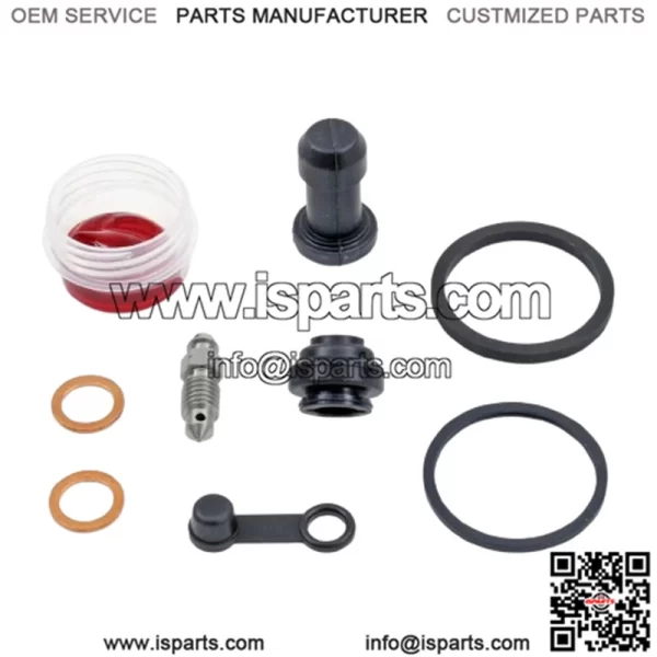 Brake Caliper Repair Seal Kit for 1998-2001 Yamaha YFM600F GRIZZLY Front - Image 2