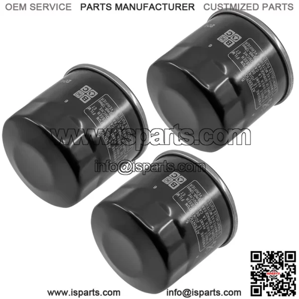 3 Pack Oil Filter for Kawasaki KVF750 Brute Force 4X4I 749 750 2005-2014 - Image 3