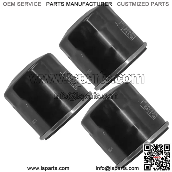 3 Pack Oil Filter for Kawasaki KVF750 Brute Force 4X4I 749 750 2005-2014 - Image 4