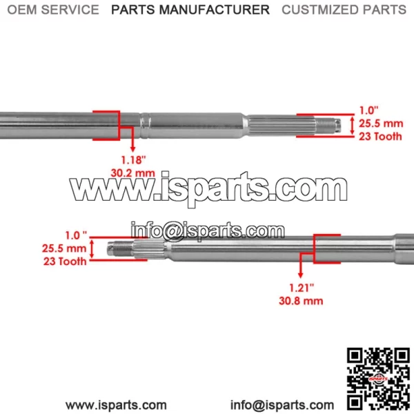 Rear Axle Shaft For Polaris Xpedition 325 425 2000-01 / Magnum 500 99-01 5131862 - Image 3