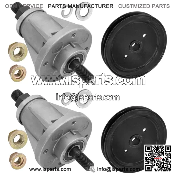 Deck Spindle & Pulley for Toro 05-36MR03 05-36MR04 36" / 05-37SC01 05-37SC02 37" - Image 4