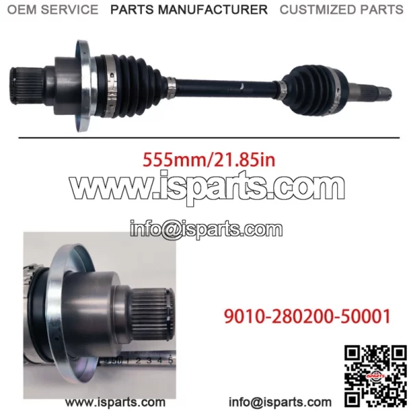 21.8in Rear Right CV Drive Shaft for CFMoto 500 X5 X6 CF800 9010-280200-50001 - Image 2