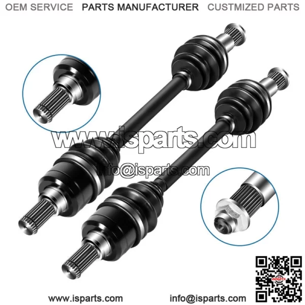 Pair Rear CV Axle Drive Shaft For 09-14 Yamaha Grizzly 550 07-13 Grizzly 700 (For: Yamaha)