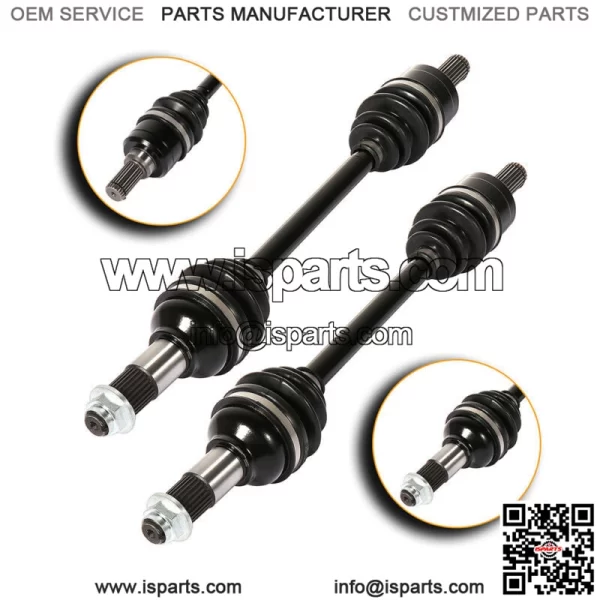 Pair For Yamaha Grizzly 700 2007-2013 Grizzly 550 CV Axle Shaft Rear Left Right (For: Yamaha)