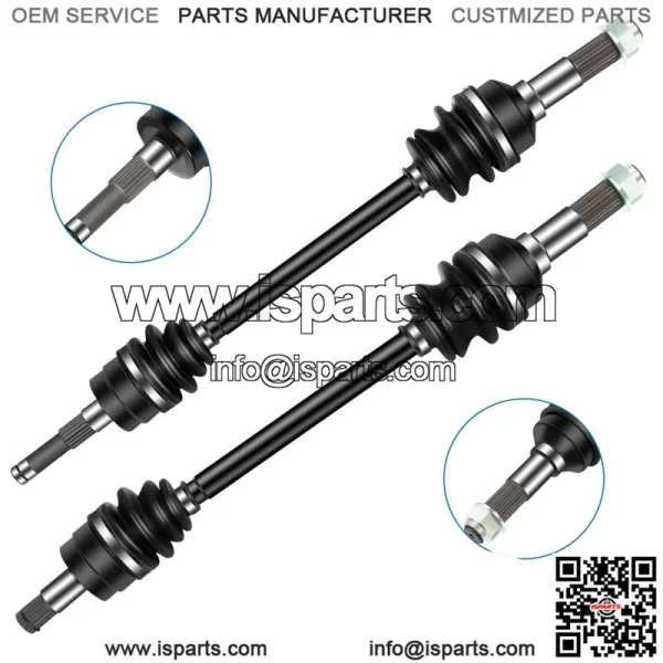 Pair Front Left Right CV Axle Shaft For Yamaha Rhino 660 YXR660FA 4x4 2004-2007 (For: Yamaha)