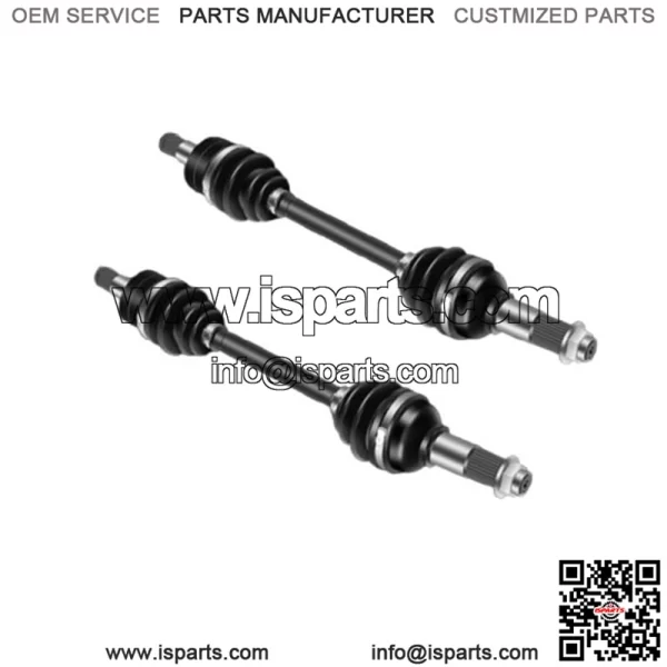 2x Front CV Axle Shafts For Yamaha YFM700 Grizzly FI 4x4 Auto YFM700K Kodiak (For: Yamaha)