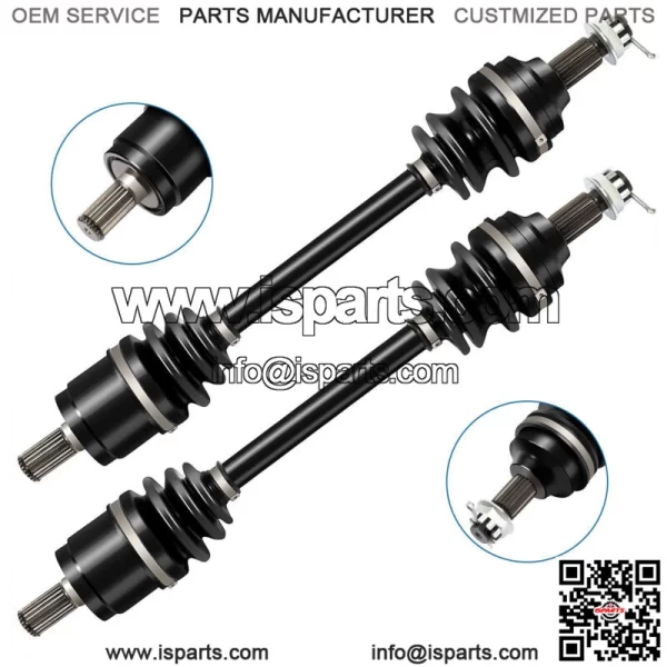 Pair CV Axle Shaft Rear Left Right For Honda Foreman Rubicon 500 2015-2017 4x4 (For: Honda)