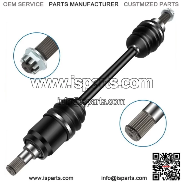 For 2014-2019 Honda Pioneer 700 SXS700M2 Front Right CV Joint Axle Shaft Black (For: Honda)