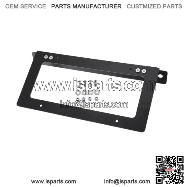 Black Aluminum Alloy Front License Plate Frame Suitable for 2021-2022 Ford Off-Road Models