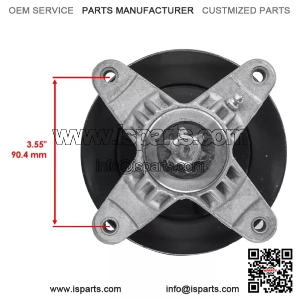 2 Spindle Assemblies with Deck Ring Compatible with Troy-Bilt TB2450, Horse, Mustang XP, and RZT 50 - Image 3