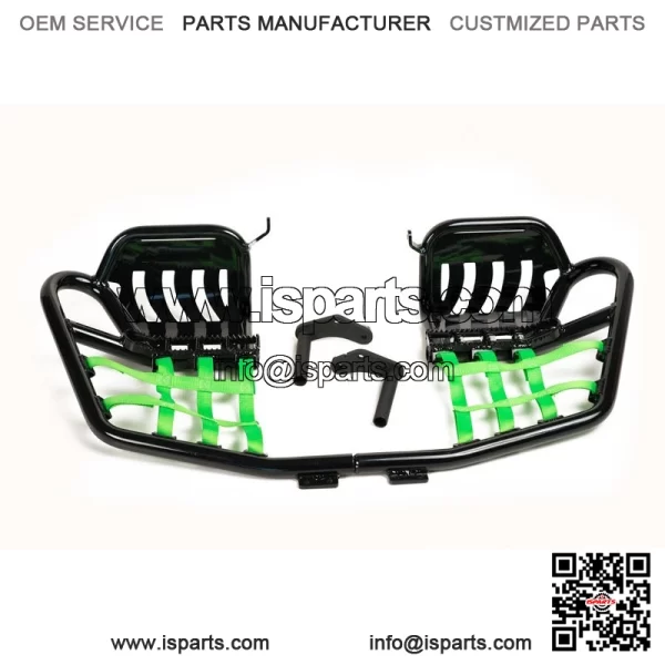 Honda TRX450R 450ER Pro Peg FOOT PEG Nerf bars PSE106-HGB GLOSS BLACK - Image 3