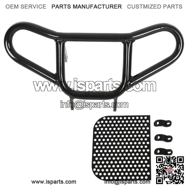 For Honda TRX 400X TRX 400EX TRX 450ER TRX 450R Front Bumper ATV Black 1999-2014 - Image 3