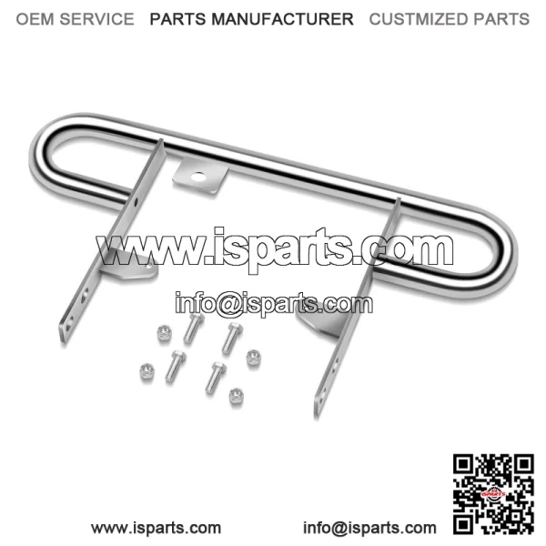 For 2004-2013 Yamaha YFZ450 ATV Rear Wide Grab Bar Bumper Chrome Carrier - Image 2