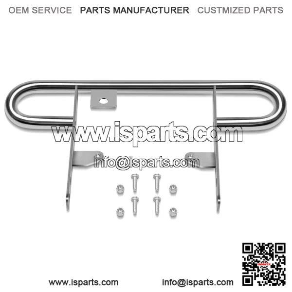 For 2004-2013 Yamaha YFZ450 ATV Rear Wide Grab Bar Bumper Chrome Carrier - Image 3