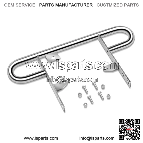 For 2004-2013 Yamaha YFZ450 ATV Rear Wide Grab Bar Bumper Chrome Carrier - Image 4