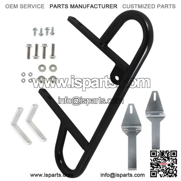 For Yamaha YFZ 450 Rear Wide Grab Bar Bumper Alba Racing Black 199 T2 B - Image 2