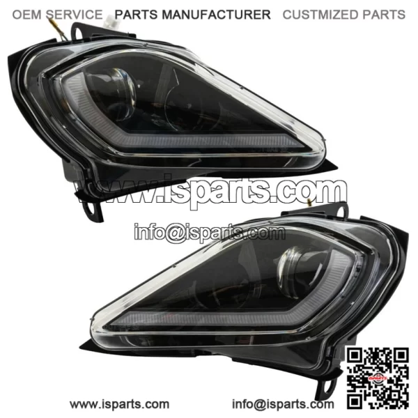 LED Headlight Full Replacement Housings For Yamaha Raptor 700 700R 2006-25