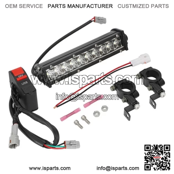 For Yamha Banshee 350 Raptor 700 YFZ450 LED Headlight Bar Lighting Kit Plug&Play - Image 2