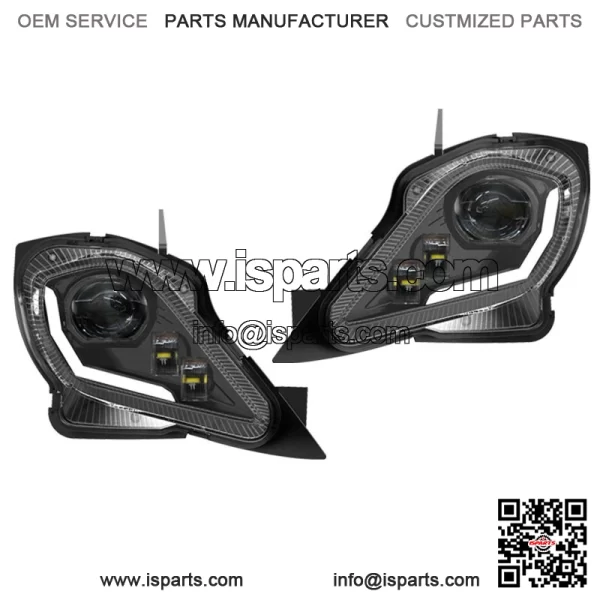 For YAMAHA YFZ 450 RAPTOR 250 350 700R LED Headlights Set Head Lamps Turn Signal - Image 3