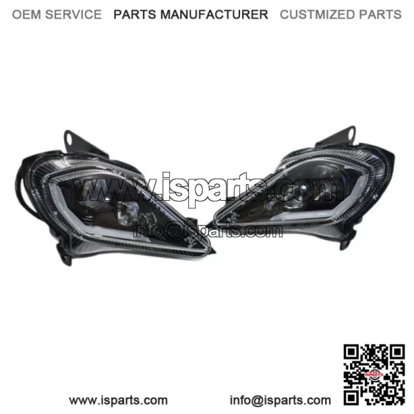 Led Headlights w/ Turn for Yamaha Raptor YFZ 450 450R 450X 700R YFM 250 350 700 - Image 2