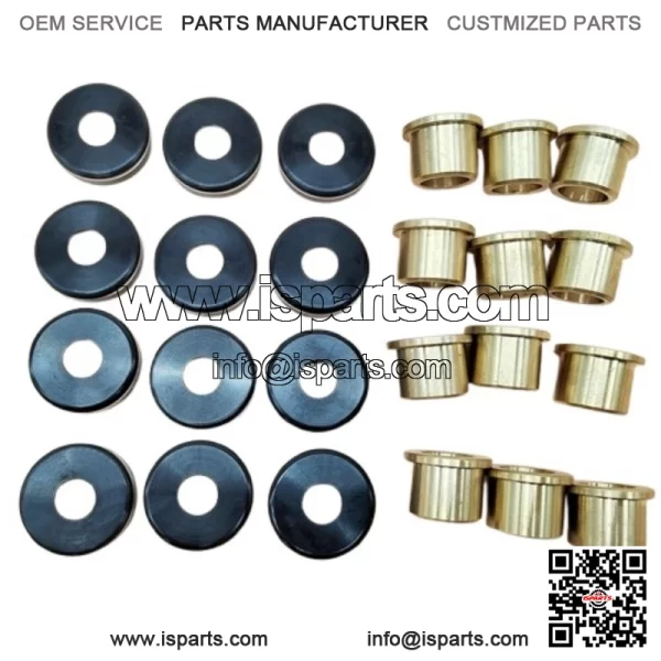 12PCS A-Arm Bushings & Dust Cover Caps Kit for Yamaha YFZ450 YFZ450R YFZ450X - Image 4