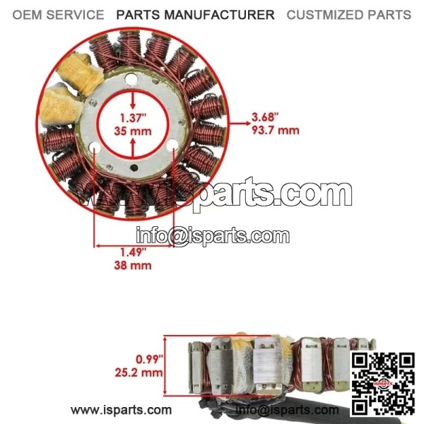 Stator & Gasket for Honda TRX450 TRX450R 2004 2005 Magneto - Image 2