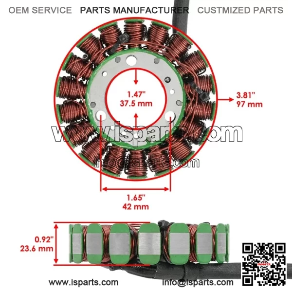 Stator Regulator Rectifier Gasket For Yamaha YFZ450R YFZ450 R YFZ450Rse 2009-24 - Image 2