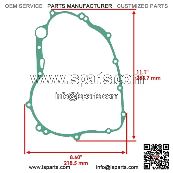 Stator & Clutch Cover Gasket For Yamaha 3D7-15451-00-00 3D7-15462-00-00 - Image 3