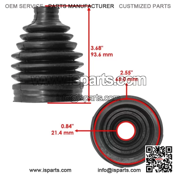 Front Outer CV Axle Boot For Honda Pioneer 700 SXS700M2 2023-2025 - Image 2