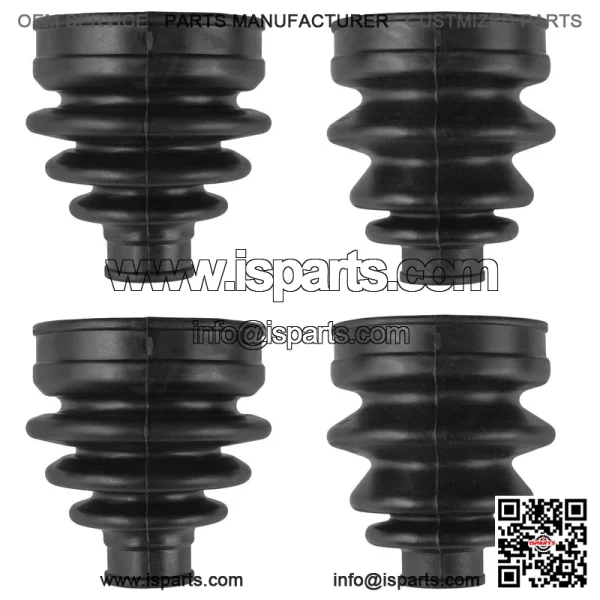 2 Front Inner Outer Axle CV Boot Kit For Honda TRX450ES TRX450S Foreman 98-01 - Image 5