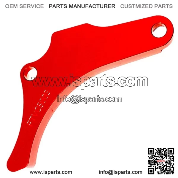 Yamaha YFZ450 Red Motor Engine Case Saver Chain Guard Billet CNC 2004-2013 - Image 5