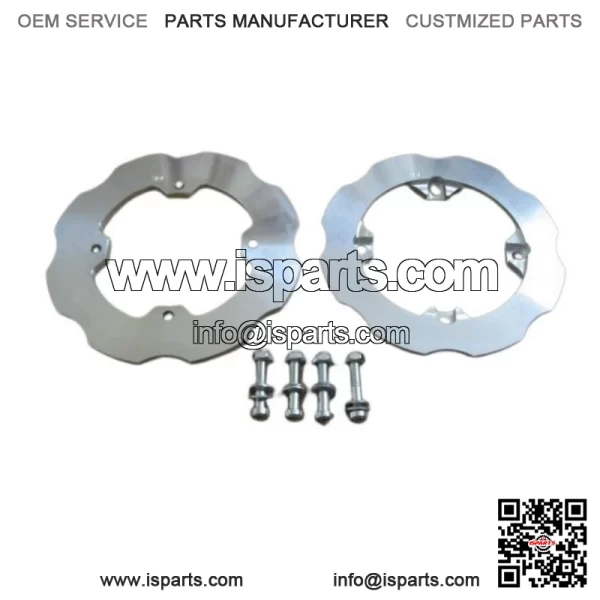 Aluminum Dual Sprocket Guard Yamaha YFZ450 YFZ 450 Year 2006-14 - Image 2