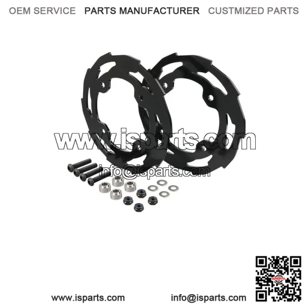 For Yamaha YFZ450R ATV Rear Dual Sprocket Guard Chain Cover Protection 2009-2023
