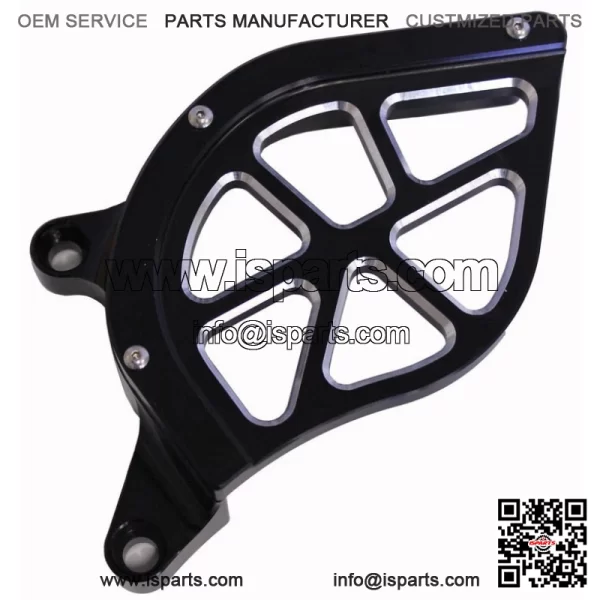 YAMAHA YFZ 450R, 450X ENGINE CASE SAVER & FRONT SPROCKET COVER 2009-2024 BLACK - Image 2