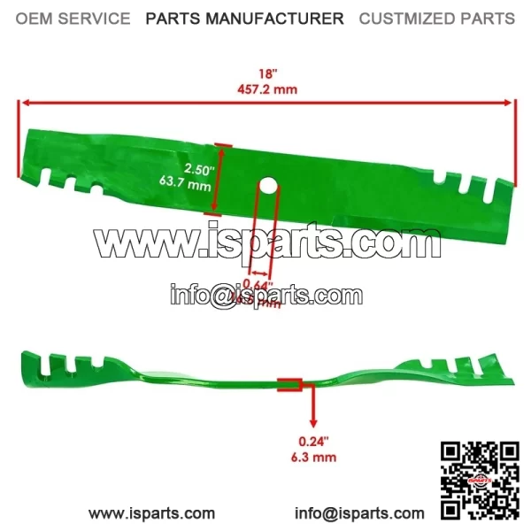 483317 482961 A48108 48108 482878 482462 482467 481707 Toothed Blade For Scag - Image 2