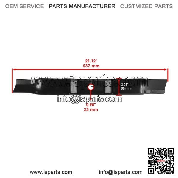 095100E701 95100E701MA 95100E701 95100 42" Deck Blade For Murray - Image 2