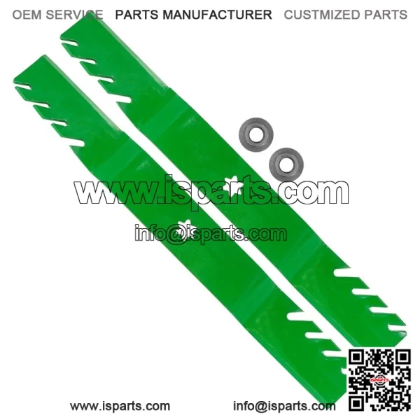 112-0315 1120315 42" Deck Blades w/ Nuts for Toro LX420 LX423 LX425 LX426 LX427 - Image 5