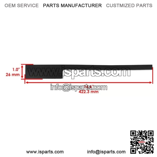 M139307 Left Lower Panel Foam Seal For John Deere 4200 4210 4400 4410 4510 4700 - Image 2