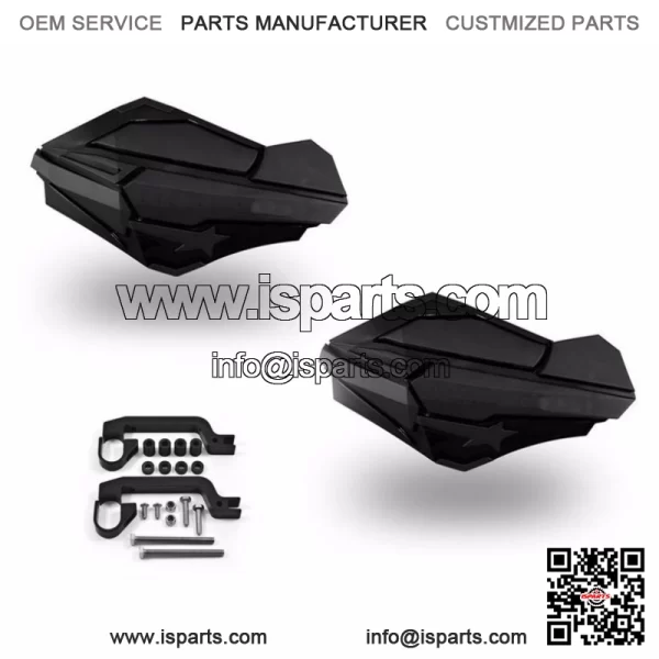 Sentinel Handguard Guards Kit Mount Black Yamaha YFZ 450R YFZ 450 - Image 2