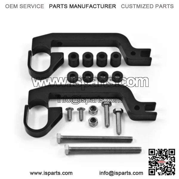 Sentinel Handguard Guards Kit Mount Black Yamaha YFZ 450R YFZ 450 - Image 3