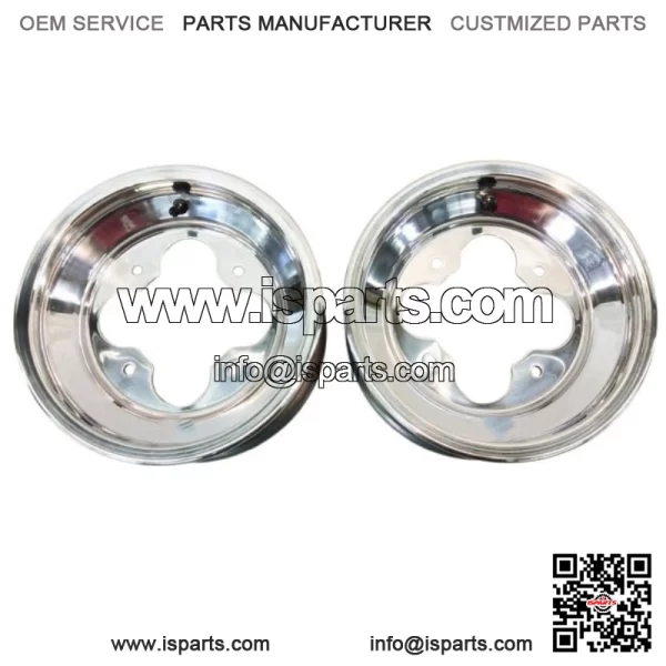A5 10" 10x5 3+2 Front Aluminum Wheels Rims Polished YFZ450 Banshee Raptor - Image 2