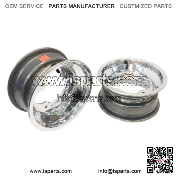 A5 10" 10x5 3+2 Front Aluminum Wheels Rims Polished YFZ450 Banshee Raptor - Image 3